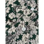 miumiu "French Retro Cottagecore Style" 🌼 2025SS Spring/Summer Collection - Bubble Sleeve Bow Tie V-Neck Print Maxi Dress - Image 7