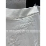 miumiu 2025SE Spring/Summer Collection 🤍 All-Over Embossed Logo Shift Dress - Sleeveless A-Line Silhouette w/ Slimming Effect - Image 2