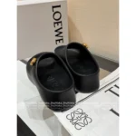 Loewe 2025 Foam Pebble Slides 🐻 Cloud Comfort Platform Sandals - Metallic Accents & Arch Support - Image 18