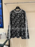 Dior 2025 Fall/Winter Collection 🆕 Jiangzhehu "Rich Girl" Private Style - Heavy 3D Embossed Zip-Up Off-Shoulder Sweater - Image 23