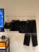 Louis Vuitton 2025 Spring/Summer Collection 🔍 Must-Have "Spicy Girl" Set ❕ Signature Print Logo Tank & High-Waist Straight-Leg Jeans - Image 17