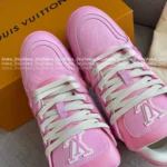 Louis Vuitton 2025 Summer Collection 🌸 Premium Couple Trainer Sneakers - Sakura Pink w/ Gift Box Packaging (Other Colors: Contact Customer Service) - Image 19