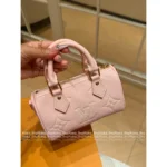 Louis Vuitton  Strawberry Mousse Pink 🍓 2025 Early Spring Collection - Super Pink Speedy Nano Handbag/Crossbody for Women - Image 2