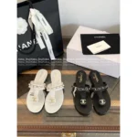 Chanel Vintage Style - Unique Design! ❗ 2025 Spring/Summer Must-Have Series - Metal Chain ⛓️ Logo Sandals / Women's Slides - Image 7