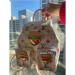 Louis Vuitton 2025 Spring/Summer Collection 🌈 Murakami Collaboration - Classic Four-Leaf Clover Logo Tricolor White Mini Backpack (Self-Kept Edition · Highly Sought-After) - Image 13
