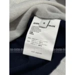 ANNANDELMAN 2025 Early Fall Two-in-One Cardigan 🆕 V-Neck Logo Wool Blend Knit Open Front - Image 5