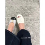 Chanel 2025SS Spring/Summer Collection 🖤 Embroidered Logo Platform Slides - Quilted Block Heel & Genuine Lambskin - Image 6