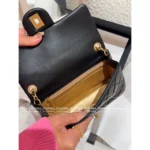 Chanel Timeless Classic ☑️ Versatile "Gold Ball" Chain Bag - CF/Square Mini Crossbody in "GR" Ethiopia Hybrid Lambskin - Image 8