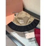 miumiu Gift Box Packaging 🎩 25 Spring/Summer Collection - UPF Sun Protection Hat with Letter Logo - Image 16