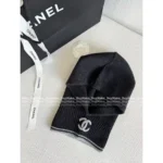 Chanel 25B Fall/Winter Collection 🎩 100% Cashmere "Dou Dou" Earflap Beanie - Internet Celebrity & Ultra-Soft Warmth - Image 2