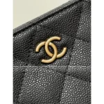 Chanel 2025B Early Fall Collection 🖤 "Underrated Gem" Caviar Leather Clutch - Exclusive Metal Logo & Structured Silhouette 👜 - Image 8