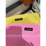 miumiu 25SS New Colorway 🥑 Women's Elastic Knit Tube Top - K-Pop Girl Group Inspired Letter Logo - Image 12