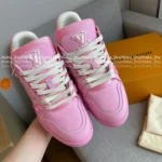 Louis Vuitton 2025 Summer Collection 🌸 Premium Couple Trainer Sneakers - Sakura Pink w/ Gift Box Packaging (Other Colors: Contact Customer Service) - Image 18