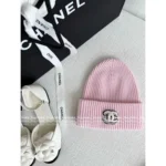 Chanel 2025B Fall/Winter Collection 🧣 Towel-Jacquard Logo Set - Cashmere Beanie & Scarf w/ Plush Texture - Image 5
