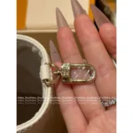 Louis Vuitton  Strawberry Mousse Pink 🎀 2025SS Classic Four-Leaf Clover Print Duma Backpack - Genuine Leather Mini Bookbag - Image 4