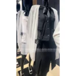 Chanel 2025C Runway Collection 🤍 "Rich Girl" Heirloom Cape - Heavyweight 100% Mulberry Silk w/ Dramatic Bow - Image 7