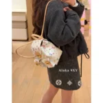 Louis Vuitton 2025 Spring/Summer Collection 🌈 Murakami Collaboration - Classic Four-Leaf Clover Logo Tricolor White Mini Backpack (Self-Kept Edition · Highly Sought-After) - Image 12