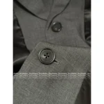 MAISON MARGIELA Patchwork Design Wool Jacket with Embroidered Logo Pocket & Suit Lining, Loose Fit, Unisex - Image 10