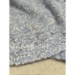 Chanel 25B FW Artisan Lace Cardigan Set 🩵 Hand-Embroidered Knit & Skirt with Silk Lining** - Image 2