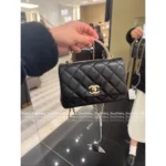Chanel New Colorway🌈 First Stock In! - 2025S Coco Crush Handle Square Bag ⛓️ Multi-Way Crossbody/Handheld - Image 12