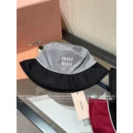 miumiu Gift Box Packaging 🎩 25 Spring/Summer Collection - UPF Sun Protection Hat with Letter Logo - Image 15