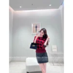 Louis Vuitton 2025SS Early Fall Collection ♥️ Women's Metal Logo Wool Blend Sweater - Round Neck Plaid Jacquard Pullover/Cardigan - Image 13