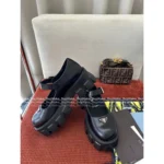 Prada 2025SS New Collection 🔍 Platform Mary Janes - Chunky & Classic Tri-Logo (Imported Full-Grain Leather) - Image 17