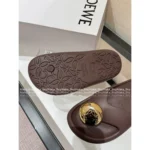 Loewe 2025/Foam Pebble Collection 🐻 Cloud Comfort Slides - Metallic Accent Platform Flip-Flops - Image 26