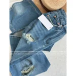 MAISON MARGIELA 2025SS Spring/Summer Collection 👖 MM6 Heavy Enzyme Wash Jeans - Reverse Pocket High-Waisted Wide-Leg Pants - Image 15