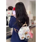 Louis Vuitton 2025 Spring/Summer Collection 🌈 Murakami Collaboration - Classic Four-Leaf Clover Logo Tricolor White Mini Backpack (Self-Kept Edition · Highly Sought-After) - Image 11