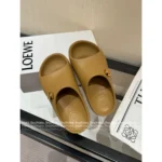 Loewe 2025 Foam Pebble Slides 🐻 Cloud Comfort Platform Sandals - Metallic Accents & Arch Support - Image 15