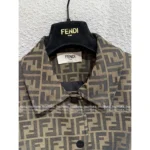 FENDI Early Fall 2025 Collection Classic Jacquard Logo Sleeveless Belted Mid-Length Vest for Women - Image 5
