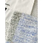 Chanel 2025S Spring/Summer Collection 🌈 Macaron Color-Block Tube Top - Ultra-Cropped Terry Fabric w/ Dust Bag - Image 11