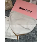 miumiu 25SS Spring/Summer Collection 🔎 Yoona Jang Inspired Denim Set - Letter Logo Jacket / Tube Top / High-Waist Shorts - Image 10