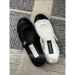 Chanel 25M Coco Beach Collection 🔎 Mesh Embroidered Quilted Mary Janes - Round Toe & Lambskin Lining for Comfort - Image 13