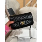 Chanel Timeless Classic ☑️ Versatile "Gold Ball" Chain Bag - CF/Square Mini Crossbody in "GR" Ethiopia Hybrid Lambskin - Image 6