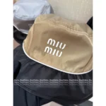 miumiu Gift Box Packaging 🎩 25 Spring/Summer Collection - UPF Sun Protection Hat with Letter Logo - Image 14