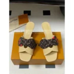 Louis Vuitton 25SS Spring/Summer Cherry Collection 🍒 Design-Forward Kitten Heel Sandals - Raffia Woven Uppers & Cherry Stem Heels - Image 19