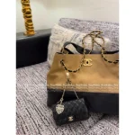 Chanel Cartier 25A Boutique Edition Mini CF Bag | Diamond-Heart Charm | Wallet-on-Chain | Limited Stock! - Image 2