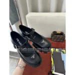 Prada 2025SS New Collection 🔍 Platform Mary Janes - Chunky & Classic Tri-Logo (Imported Full-Grain Leather) - Image 16