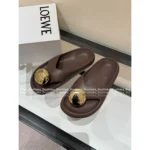 Loewe 2025/Foam Pebble Collection 🐻 Cloud Comfort Slides - Metallic Accent Platform Flip-Flops - Image 25