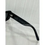Louis Vuitton Hot Seller! 🔥 2025 Spring/Summer New Arrival - Tri-Color Print 🌈 Color-Block Narrow Square Sunglasses - UV Protection & Face-Slimming Effect with Gift Box - Image 8