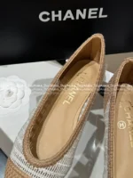 Chanel 2025P Spring/Summer Collection 🏖️ Artisan Raffia Ballet Flats 🩰 Multi-Color Options ~ Lambskin Lining & Cloud Comfort ❕ Gift Box Packaging - Image 6