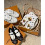 Louis Vuitton 2025 Spring/Summer Collection 🌈 Murakami Collaboration - Classic Four-Leaf Clover Logo Tricolor White Mini Backpack (Self-Kept Edition · Highly Sought-After) - Image 10