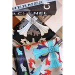 CHROME HEARTS 25 Dual-Tone Keep Edition 🌈 Reversible Twill Silk Scarf/Tube Top - 18 Momme Luxury Finish - Image 15