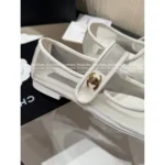 Chanel 25S Spring/Summer Collection 🌈 Heavy-Duty Mesh Mary Janes - Breathable Comfort with Imported Hardware & Leather - Image 3