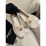 Chanel 2025 Fall/Winter Collection 🍂 "Relaxed Autumn Vibes" - Imported Suede Logo Shearling Loafers (Multiple Colors) - Image 11