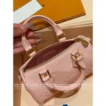 Louis Vuitton  Strawberry Mousse Pink 🍓 2025 Early Spring Collection - Super Pink Speedy Nano Handbag/Crossbody for Women - Image 12