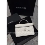 Chanel 2025B Crystal Star Logo Bag ⭐️ Caviar Leather Lunchbox Tote - Multi-Way Carry (Handheld/Crossbody) - Image 13