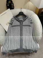 Dior 2025 Spring/Summer Collection 🩶 Reversible Zip Hoodie - Double-Faced Cashmere Blend w/ Jacquard Logo - Image 23